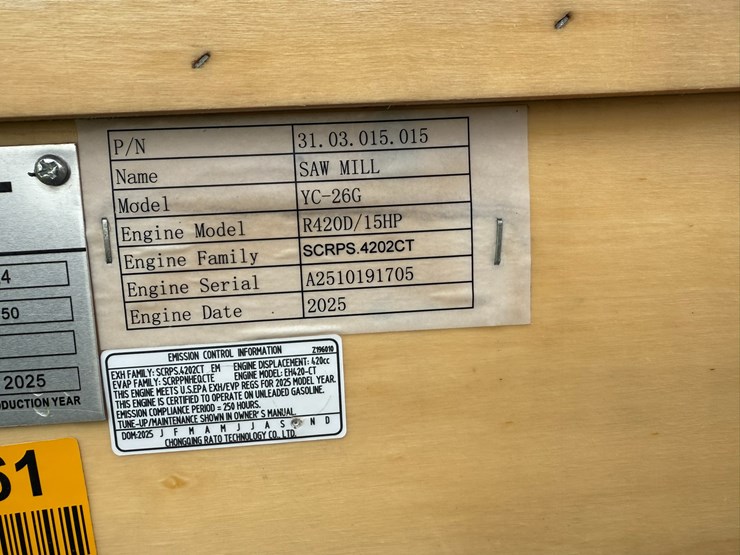 #22761-•-unused-agt-yc-26g-portable-sawmill-yc-26g202511026-image-9
