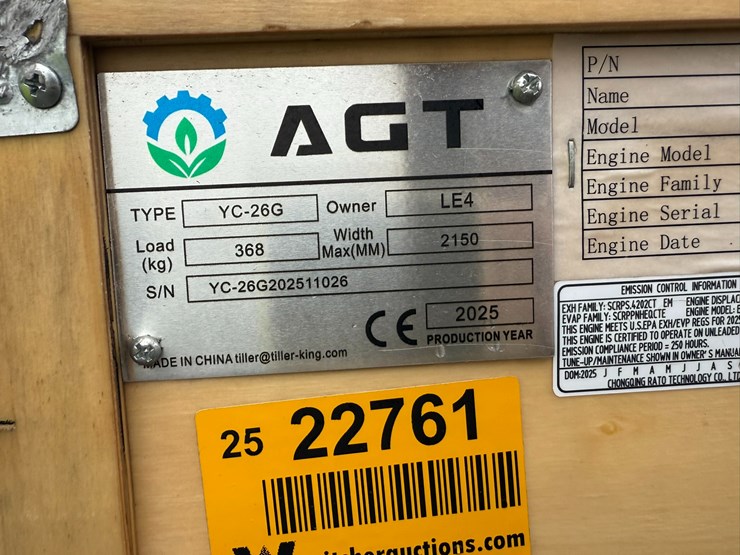 #22761-•-unused-agt-yc-26g-portable-sawmill-yc-26g202511026-image-8