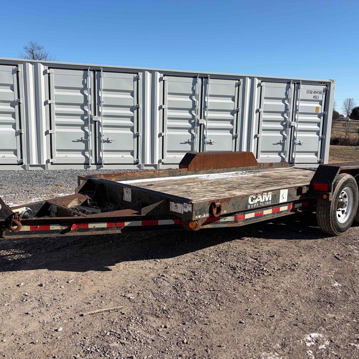 2010 Cam Superline Skid Steer Trailer