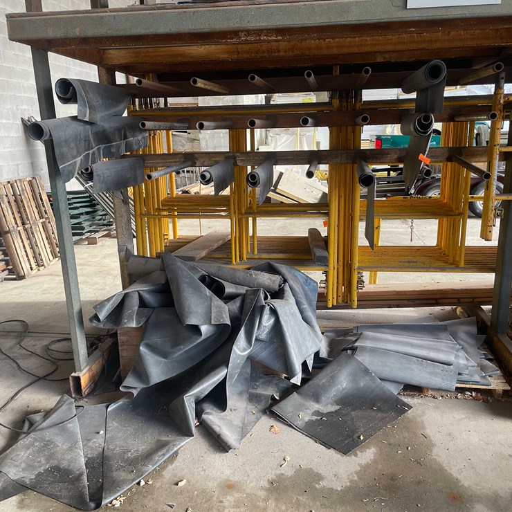 #2793 • Rolls of Rubber Material