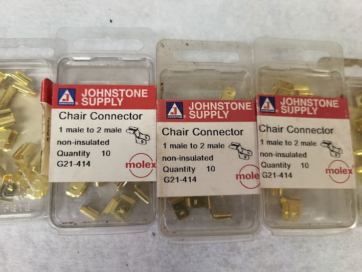 (5)-boxes-chair--1-male-to-2-male-non-insulated-connectors---tag-#1215-image-4