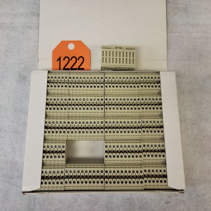 (20) Siemens Din Rail 10 Space Connector Blocks - Tag #1222