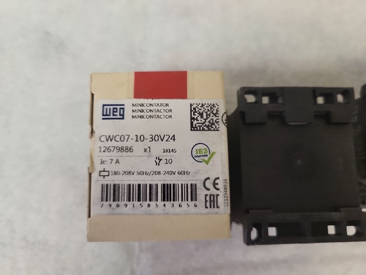 (4)-mini---contactors-7-amp-3-pole-w/1-auxiliary-contact---tag-#1216-image-2