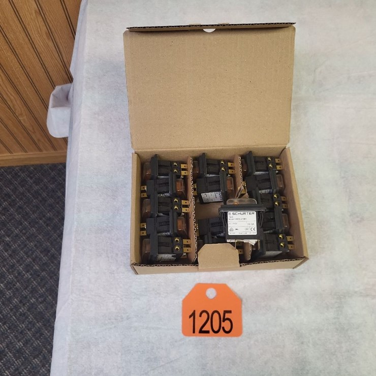 (15) Schurter 16 AMP 240 Volt Single Phase Breakers - Tag #1205