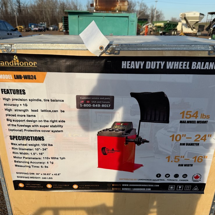 #7903 • Land Honor Heavy Duty Wheel Balancer