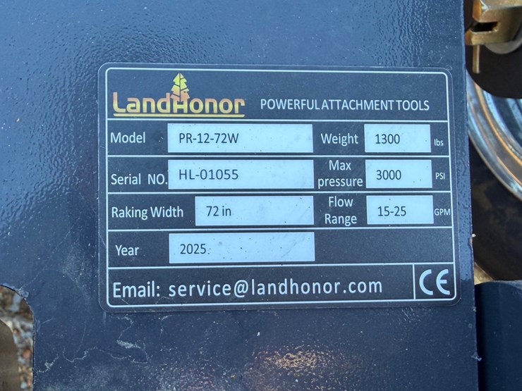 #7822-•-land-honor-skid-steer-84"-power-rake-image-2