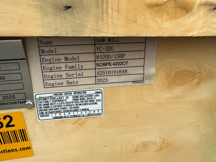 #22762-•-unused-agt-yc-26g-portable-sawmill-yc-26g202511026-image-9