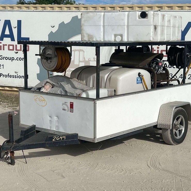 Blast Off Hot Pressure Washer Trailer