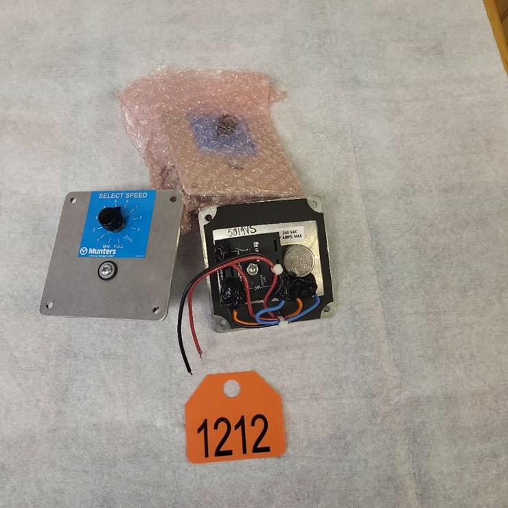 (3) Munters 7 AMP 240 Volt SSC Select Speed Controllers - Tag #1212