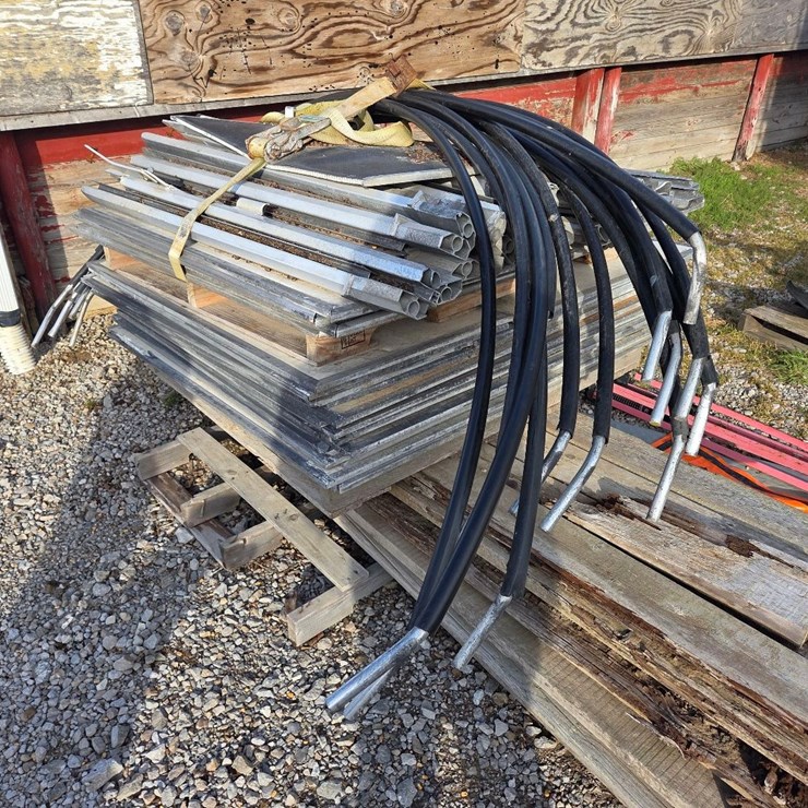 48' flatbed trailer sides & tarp bows