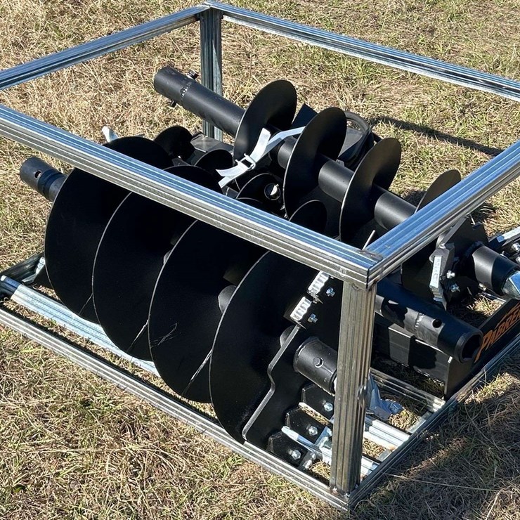 2025 Pabreak Auger Bits and Plate Skid Steer Attachment