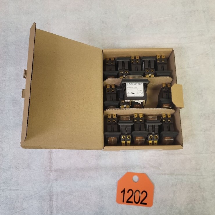 (15) Schurter 20 AMP 240 Volt Single Phase Breakers - Tag #1202