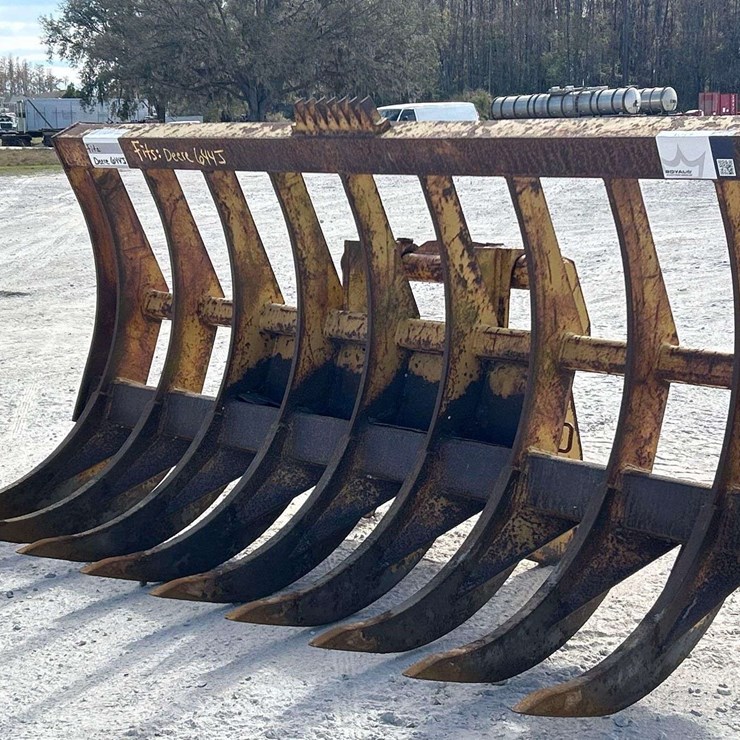 Root Rake Loader Attachment