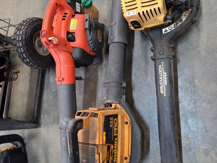 (3)-leaf-blowers,-weed-eater,-tiller,-chain-saw-&-power-washer-image-12