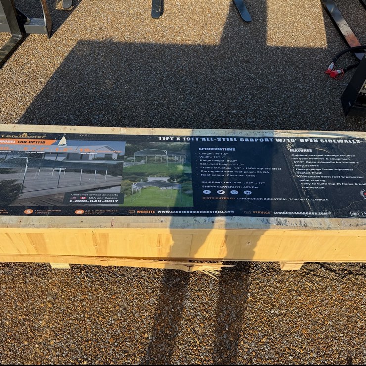 #7872 • 11' X 19' x 10' Carport