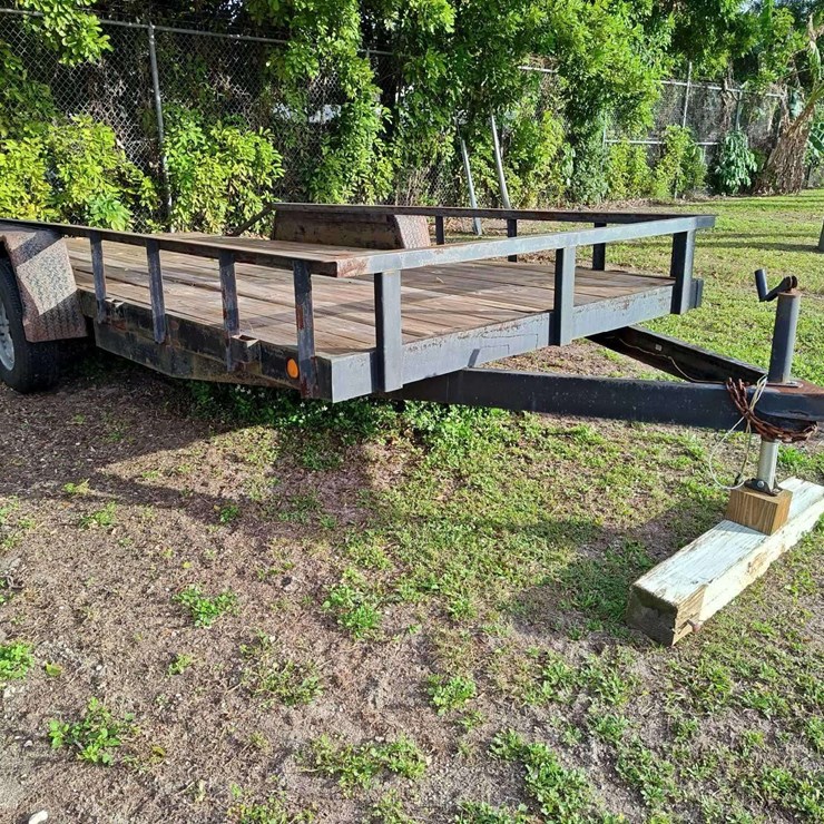 2000 Anderson 16ft. Flatbed Trailer