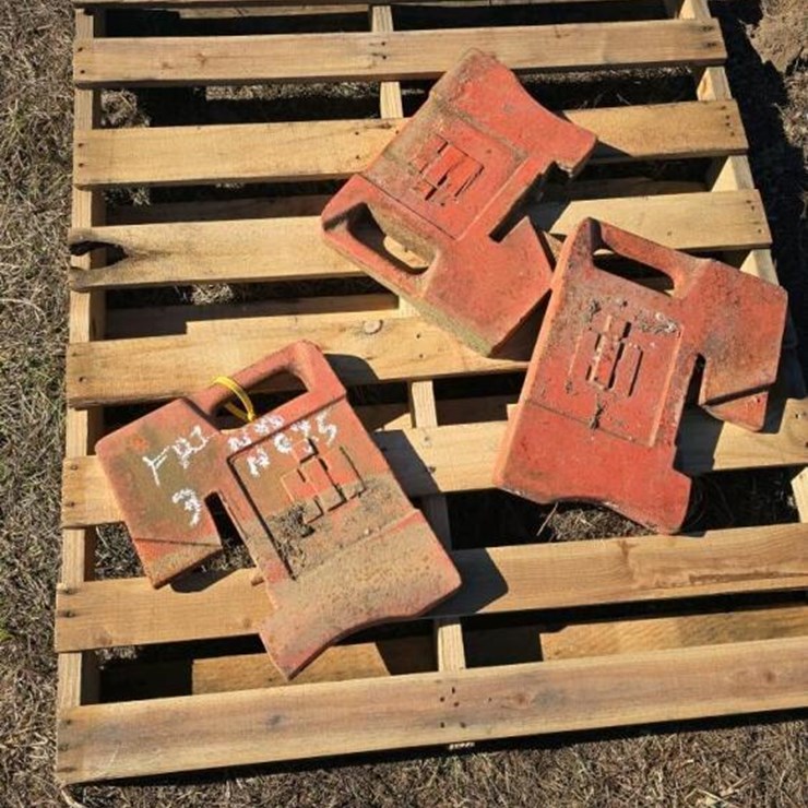 (3) INTERNATIONAL TRACTOR WEIGHTS