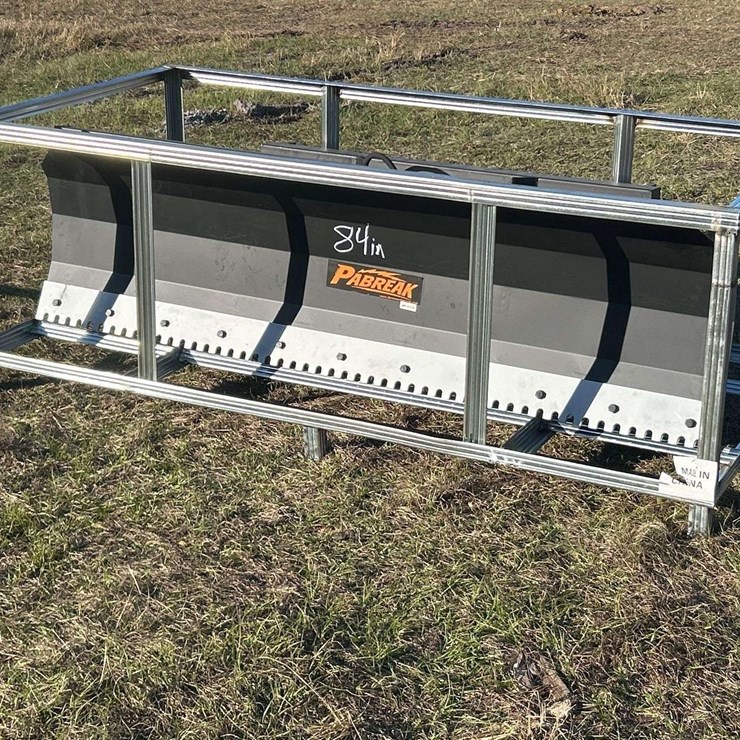 2025 Pabreak 6-Way 84in. Serrated Hydraulic Dozer Blade Skid Steer Attachment