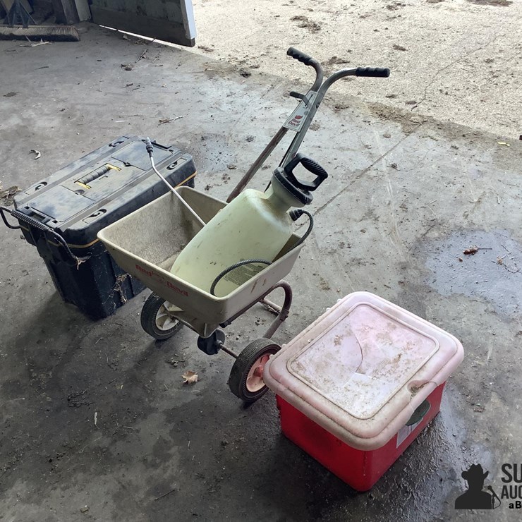 Walk Behind Spreader, Hand Sprayer, & Containers