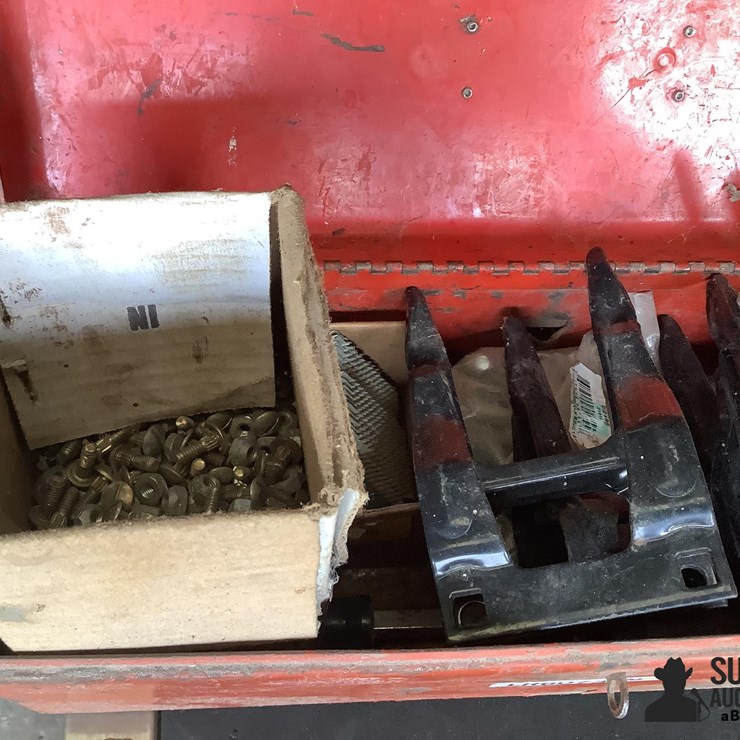 Tool Box W/ Misc Parts & Tools