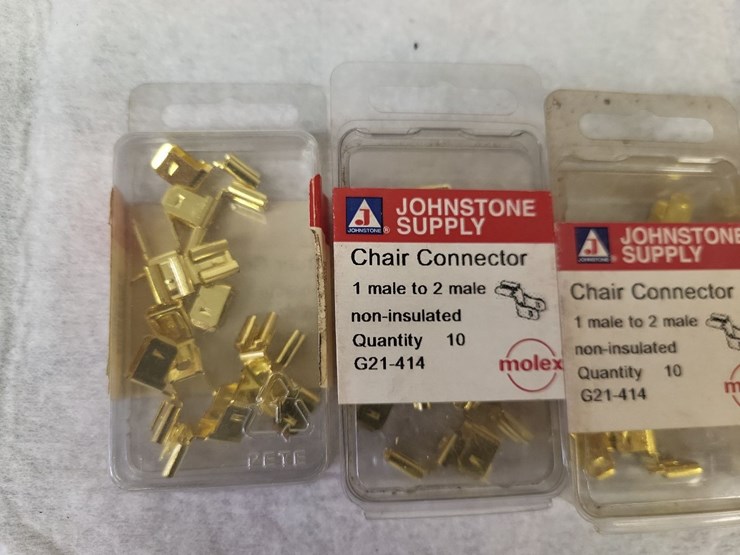 (5)-boxes-chair--1-male-to-2-male-non-insulated-connectors---tag-#1214-image-4