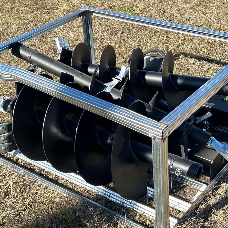 2025 Pabreak Auger Bits and Plate Skid Steer Attachment