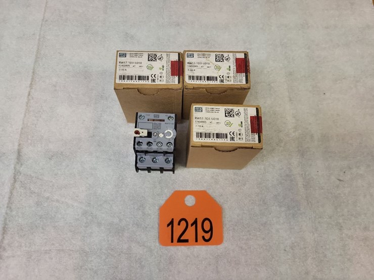 (4)-mini---contactor-overloads-7-10-amp---tag-#1219-image-1