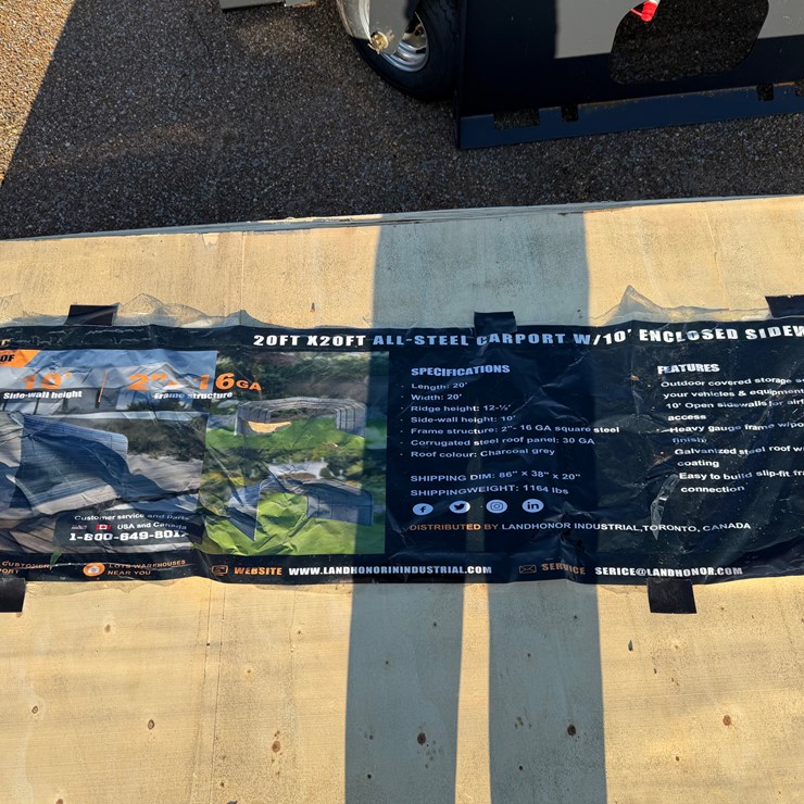 #7870 • 20' X 20' X 10' Carport