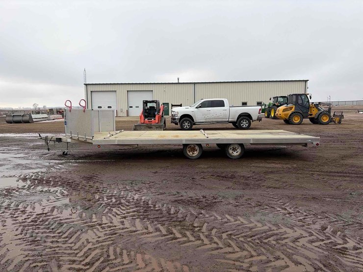 1988-rance-aluminum-deck-over-snowmobile-trailer-image-8