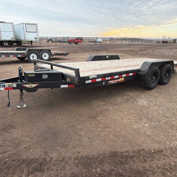 2021 H&H H8220EX 100 Tilt Bed Car Trailer