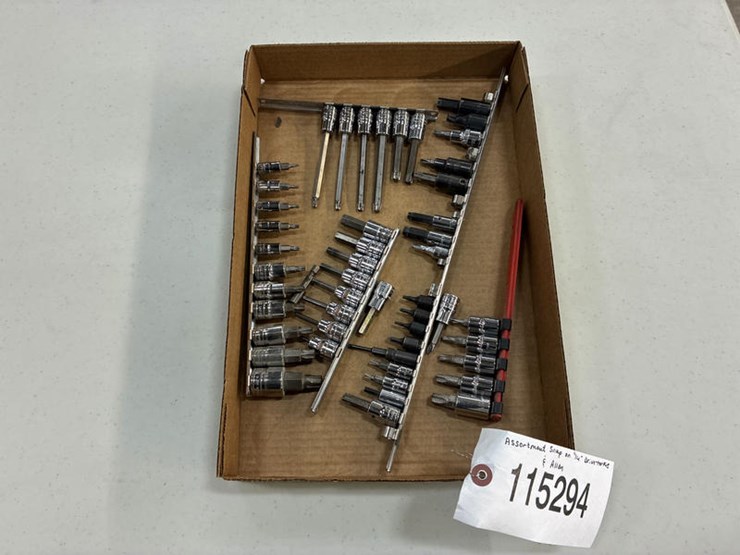 #115294-•-assortment-snap-on-1/4"-drive-torks-&-allen-image-1