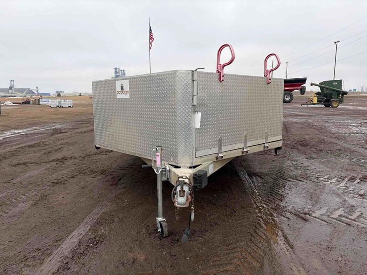 1988-rance-aluminum-deck-over-snowmobile-trailer-image-5