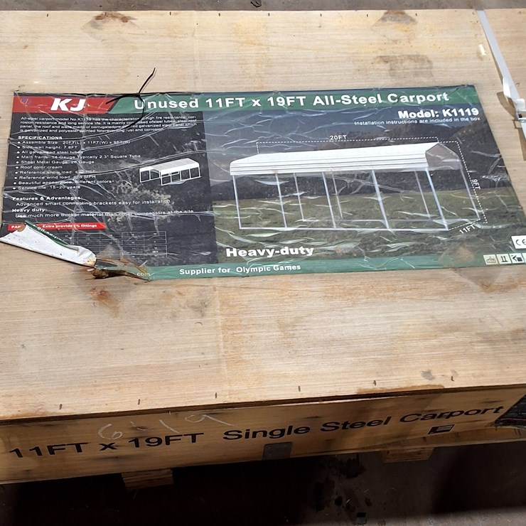 #336 • 11 X 19 FT CARPORT, UNUSED