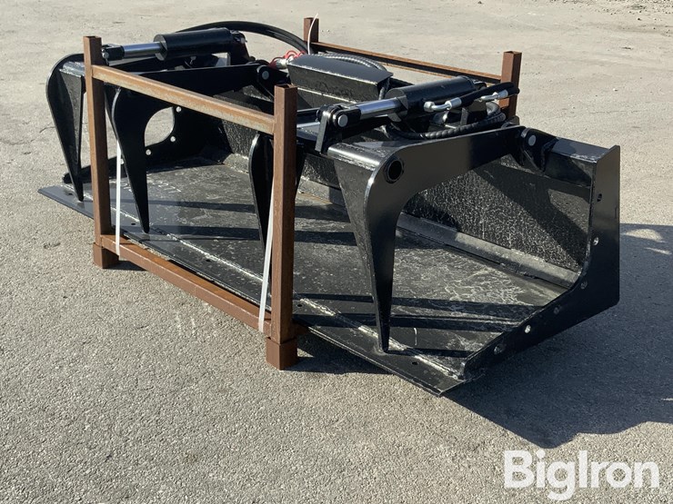 2025-giyi-pg72-72"-skid-steer-plate-grabber-grapple-bucket-image-1