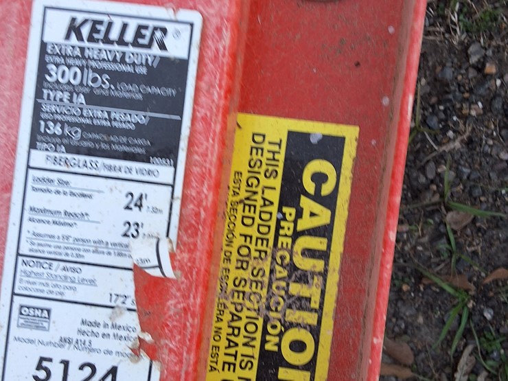 #327-•-lot-of-2-keller-extension-ladders-image-6