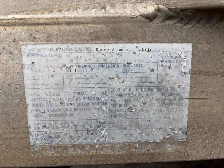 1988-rance-aluminum-deck-over-snowmobile-trailer-image-19