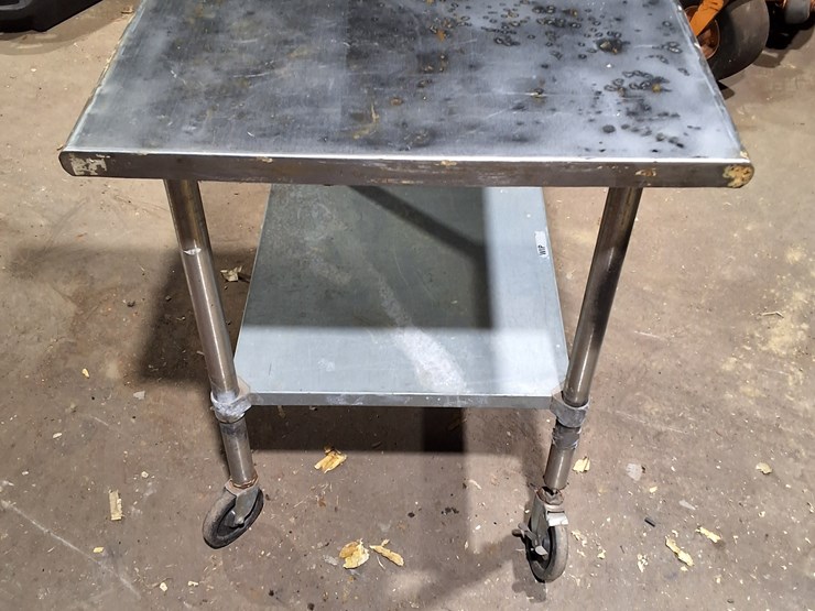 #330-•-rolling-stainless-prep-table-image-1
