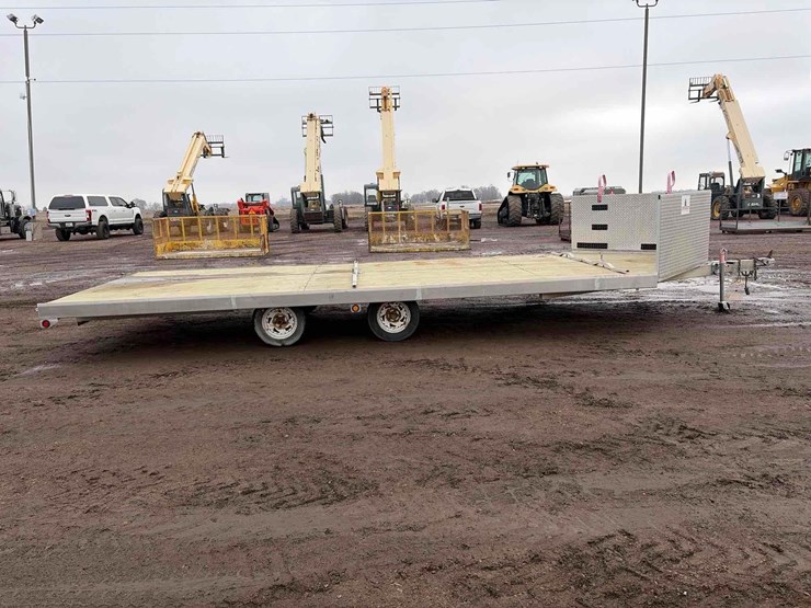 1988-rance-aluminum-deck-over-snowmobile-trailer-image-7