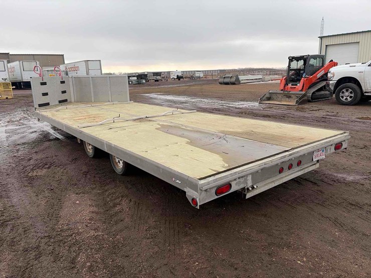 1988-rance-aluminum-deck-over-snowmobile-trailer-image-4