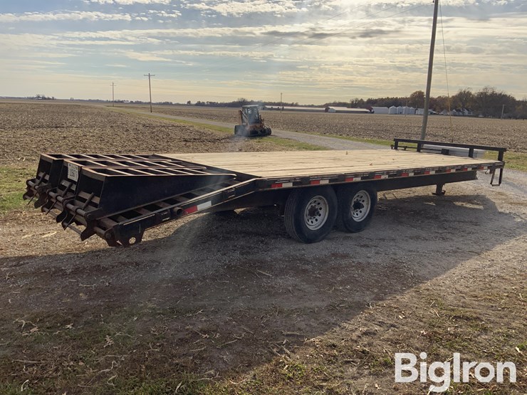 2006-heartland-25'-t/a-bumper-pull-deckover-flatbed-trailer-image-5