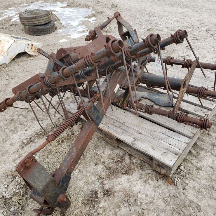 2 Hiniker 4ft coil Tine harrows