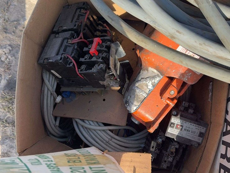 pallet-of-assortment-of-breakers,-exit-sign,-new-fan-and-misc-image-6