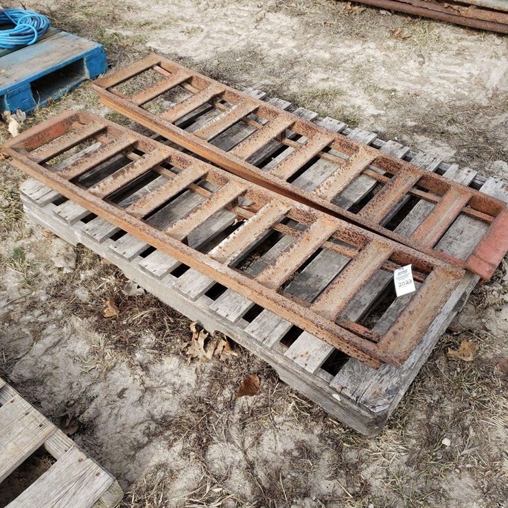 2 Metal Trailer Ramps, 14'' w x 60'' L