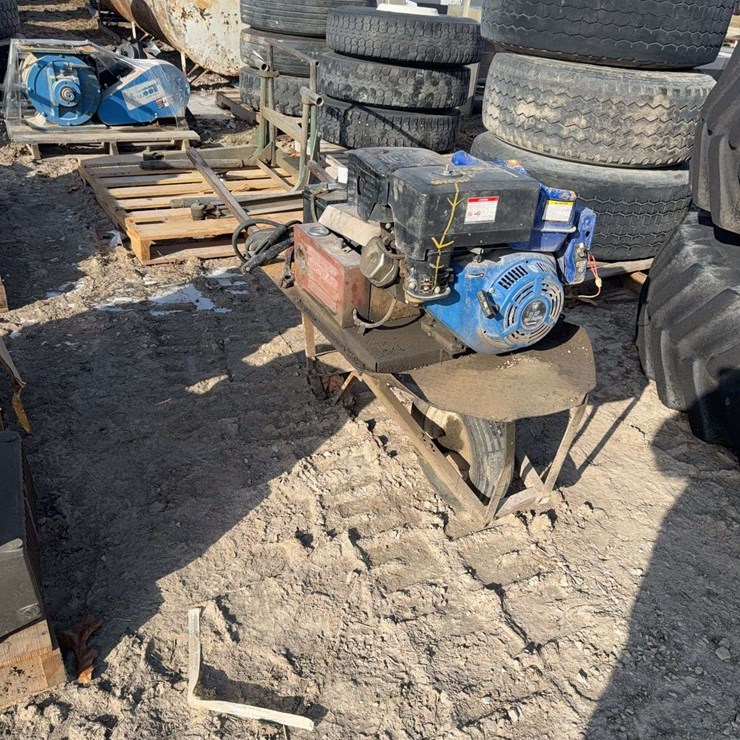 Portable Gas engine with jumper cables