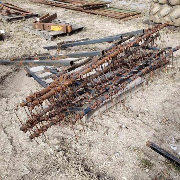 Yetter Coil Tine Harrows for a drill