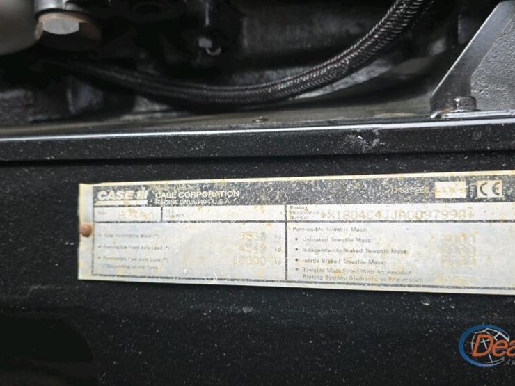 case-mx180-tractor,-s/n-jja0097998:-front-wheel-assist,-front-3ph,-meter-shows-6512-hrs-image-5