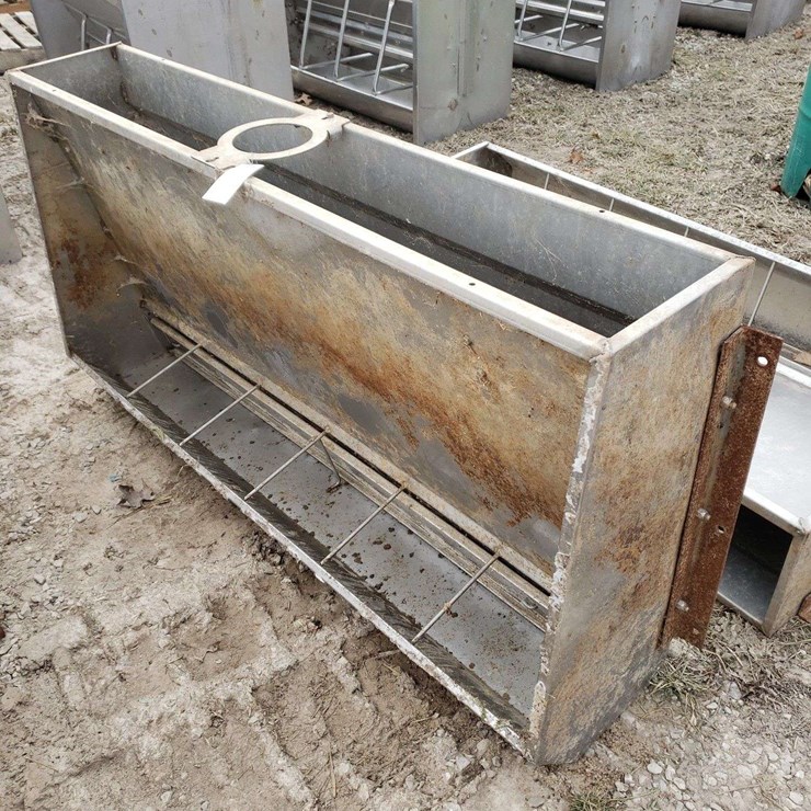 Stainless Steel Single Side Hog Feeder