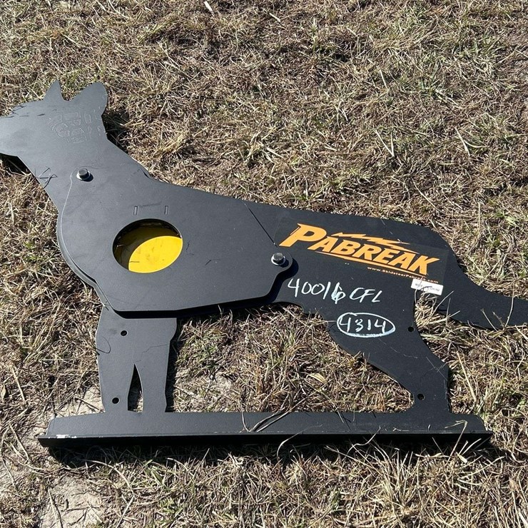 2025 Pabreak Wolf Silhouette Shooting Target