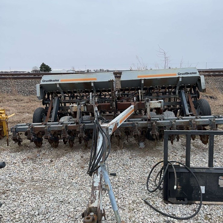 Crust Buster 15ft drill, field ready, used for planting wheat in waterways, used fall of 2025