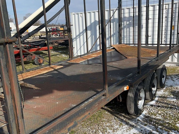 2008-triple-axel-trailer-with-black-metal-cage/sides,-homemade,-vin--td311941-image-5
